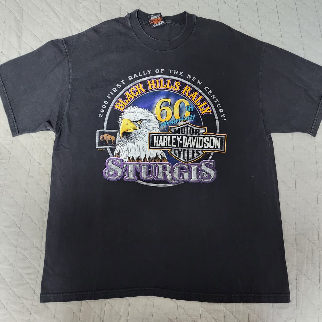 [XL] 00s 빈티지 할리데이비슨 sturgis 60th 티셔츠 2 상품이미지2