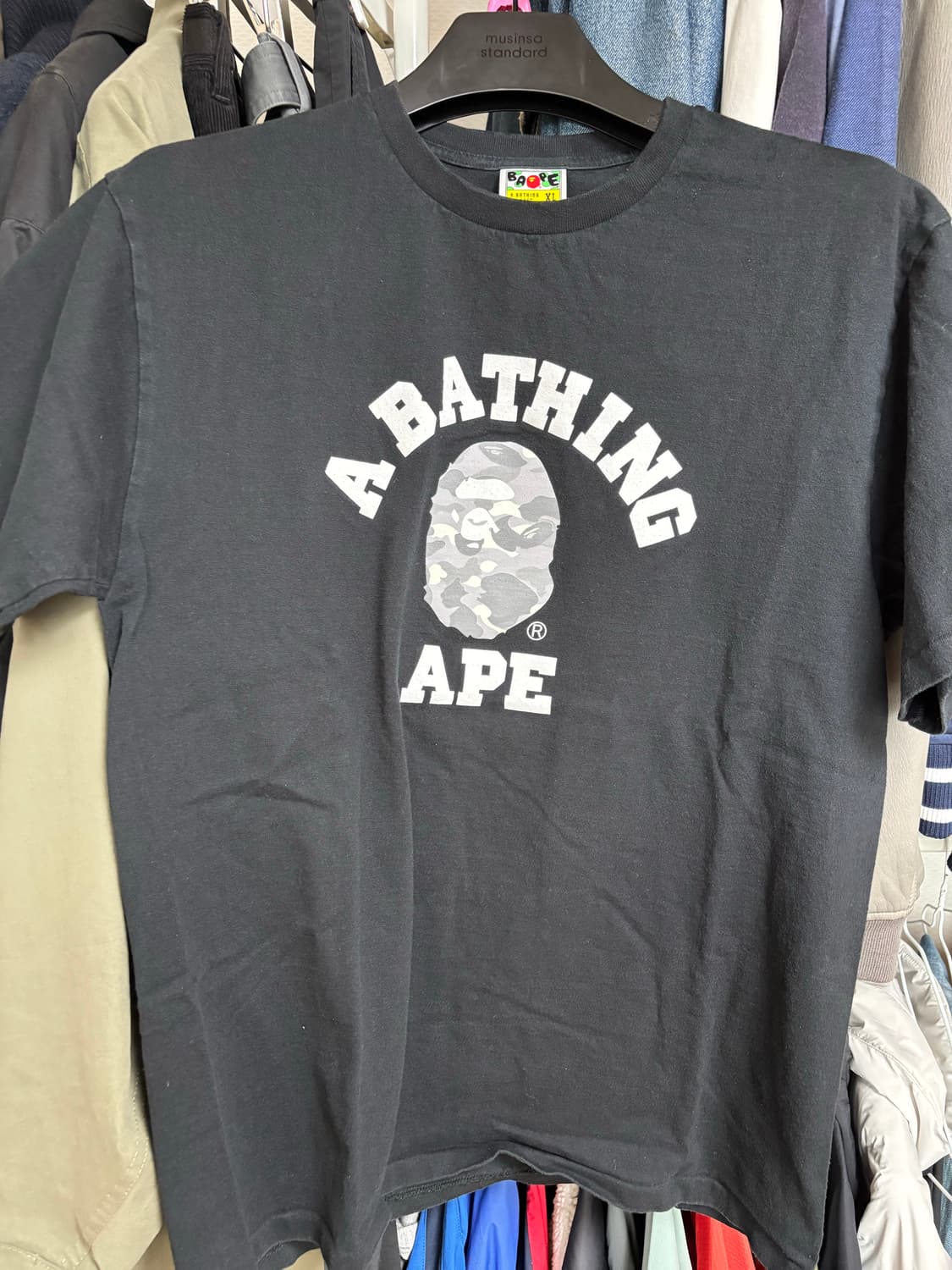 [BAPE] 카모 컬리지 티셔츠 상품이미지2
