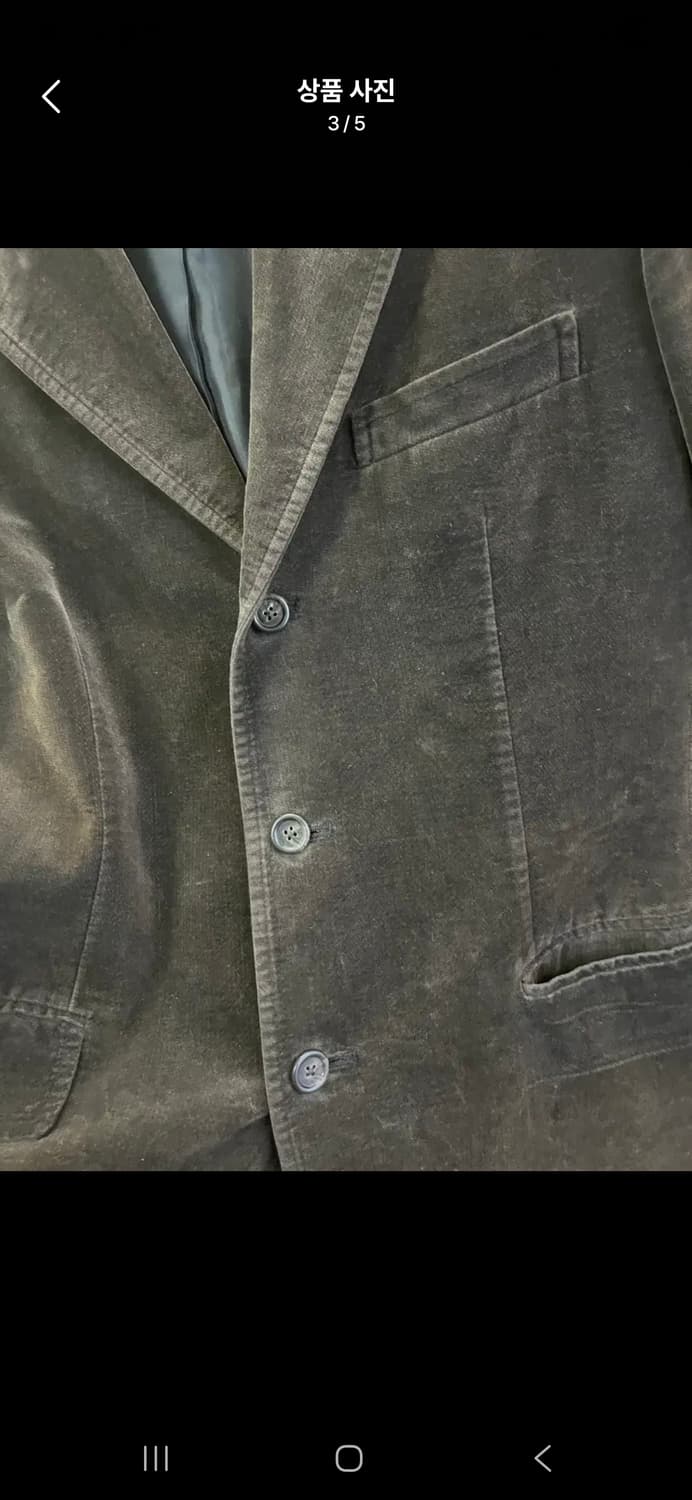 폴로 랄프로렌 다크 브라운 벨벳  블레이져 남성 상품이미지3