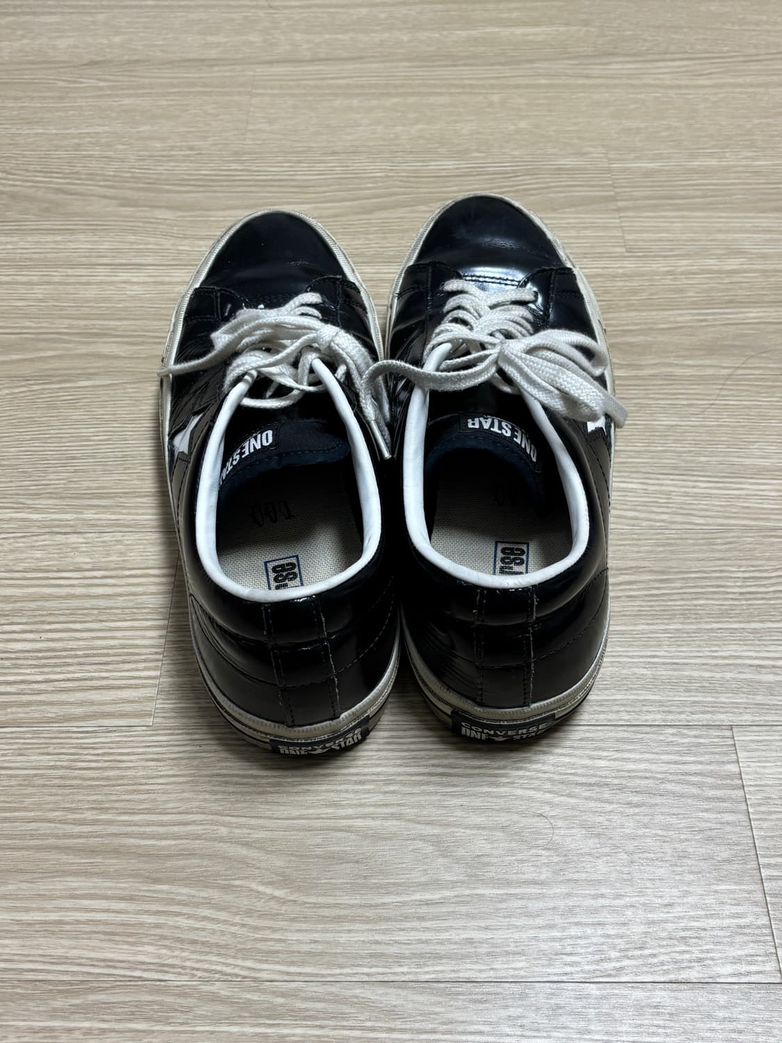 컨버스 원스타 레더 블랙 상품이미지3