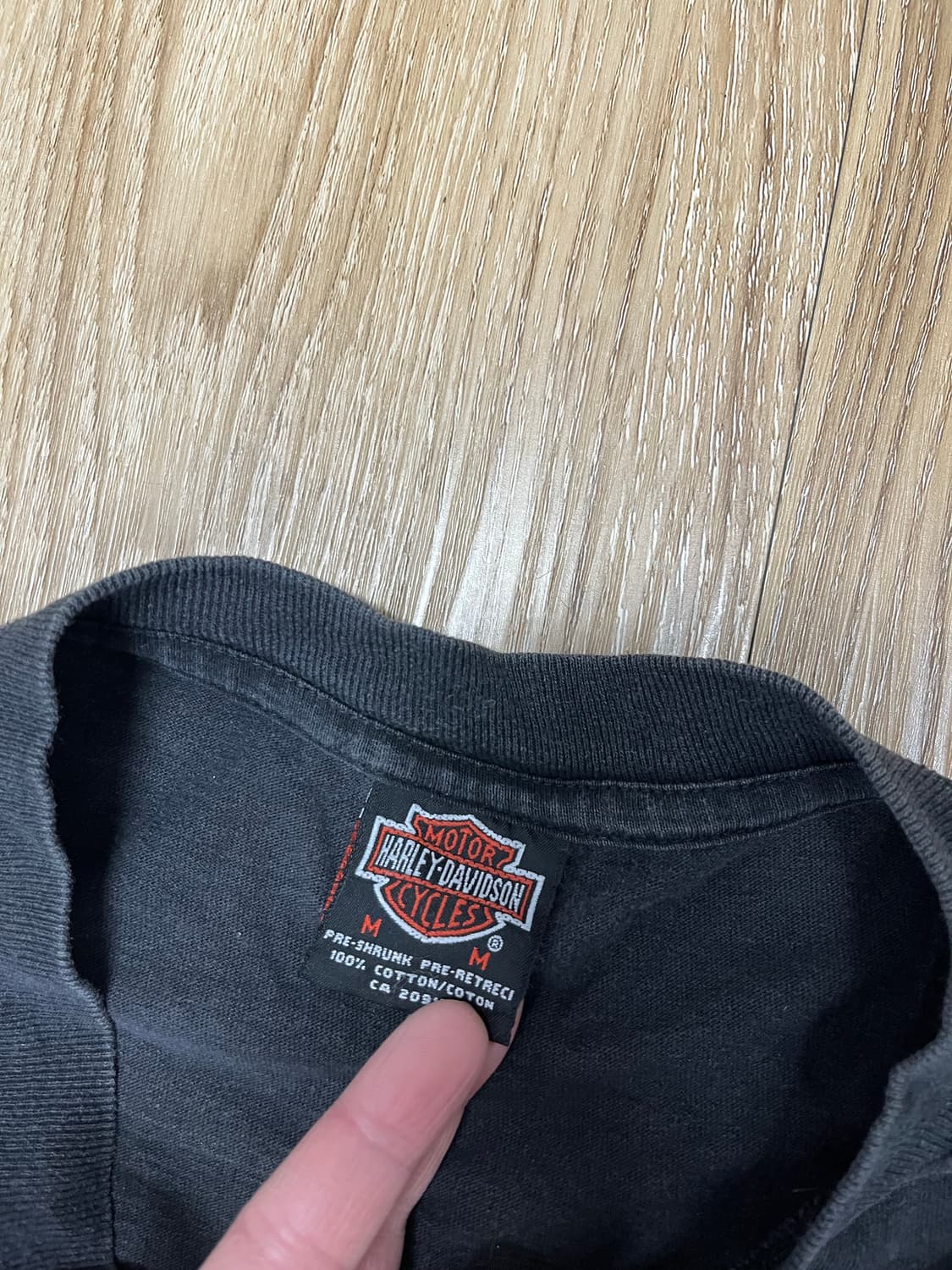 90s 할리 데이비슨 폴라베어 슬리브리스 티셔츠 상품이미지4
