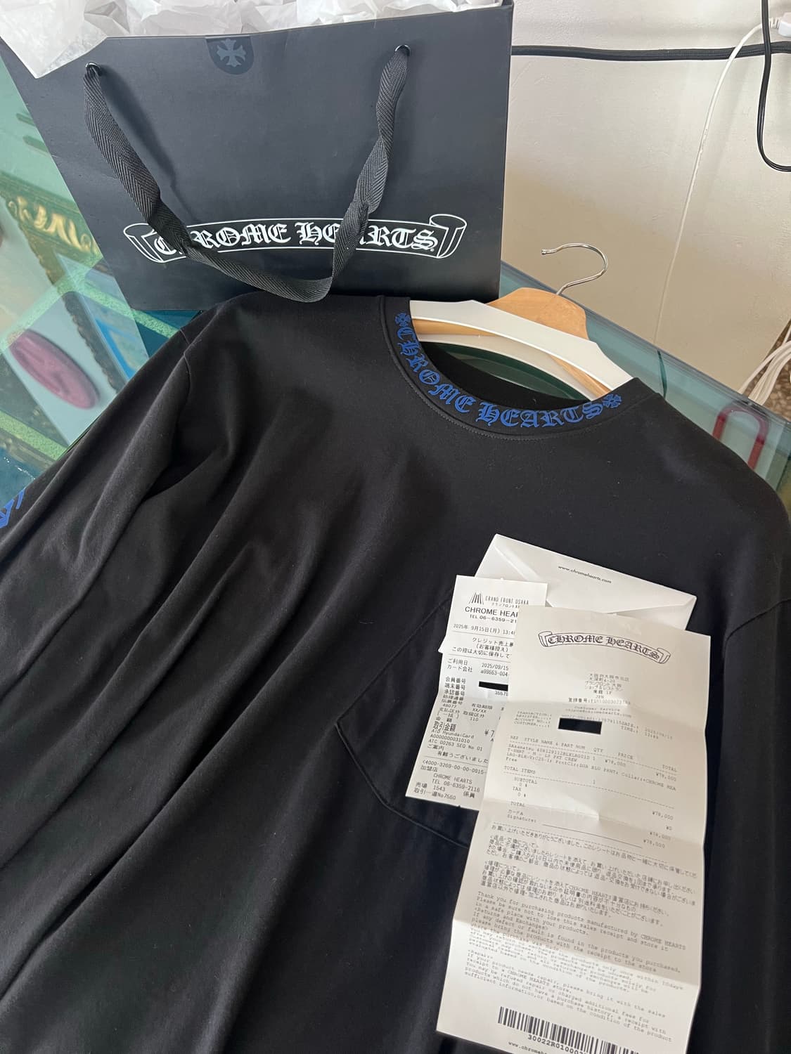 [L] 크롬하츠 넥 스크립트 롱슬리브 상품이미지7