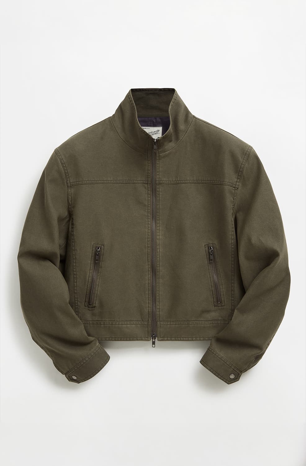 엘무드 페이즈 텐셀 트러커 자켓 카키 상품이미지1