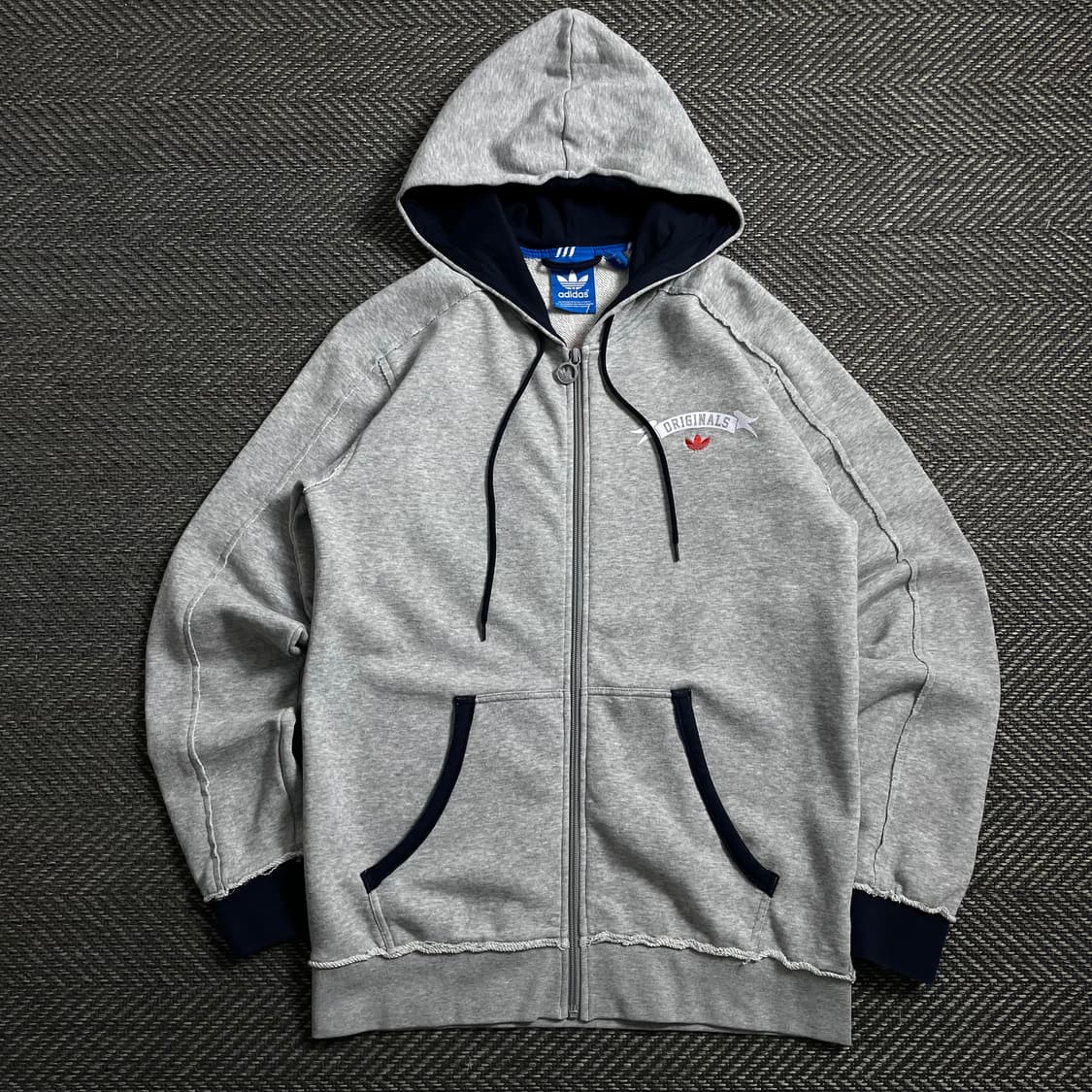 아디다스 오리지널 빅로고 박시핏 트랙 후드집업o 4056 상품이미지1