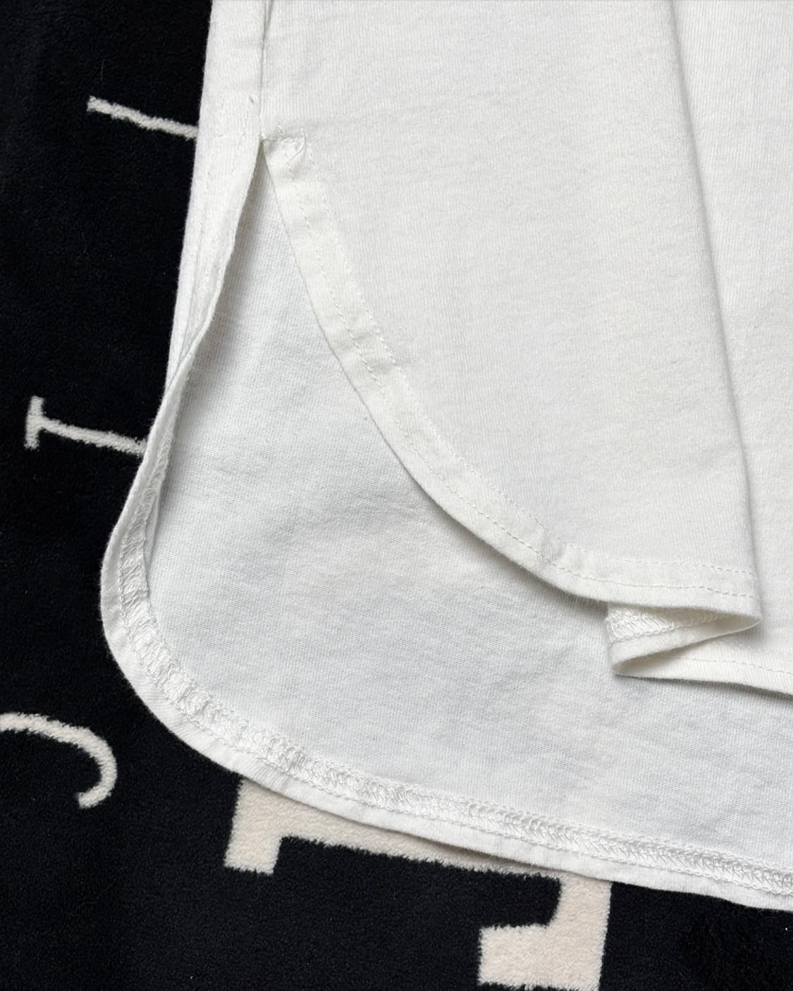 일본빈티지 백로고 티셔츠 상품이미지5