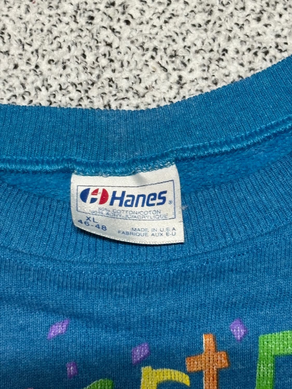 90s 빈티지 헤인즈 'Desert Dance' 스웻셔츠 USA 상품이미지5