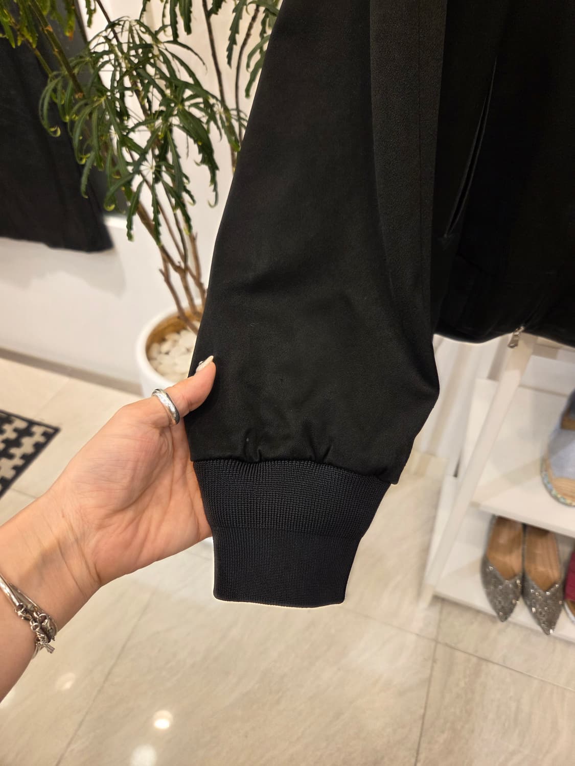 럭키슈에뜨 자수 블루종 항공 점퍼 상품이미지3