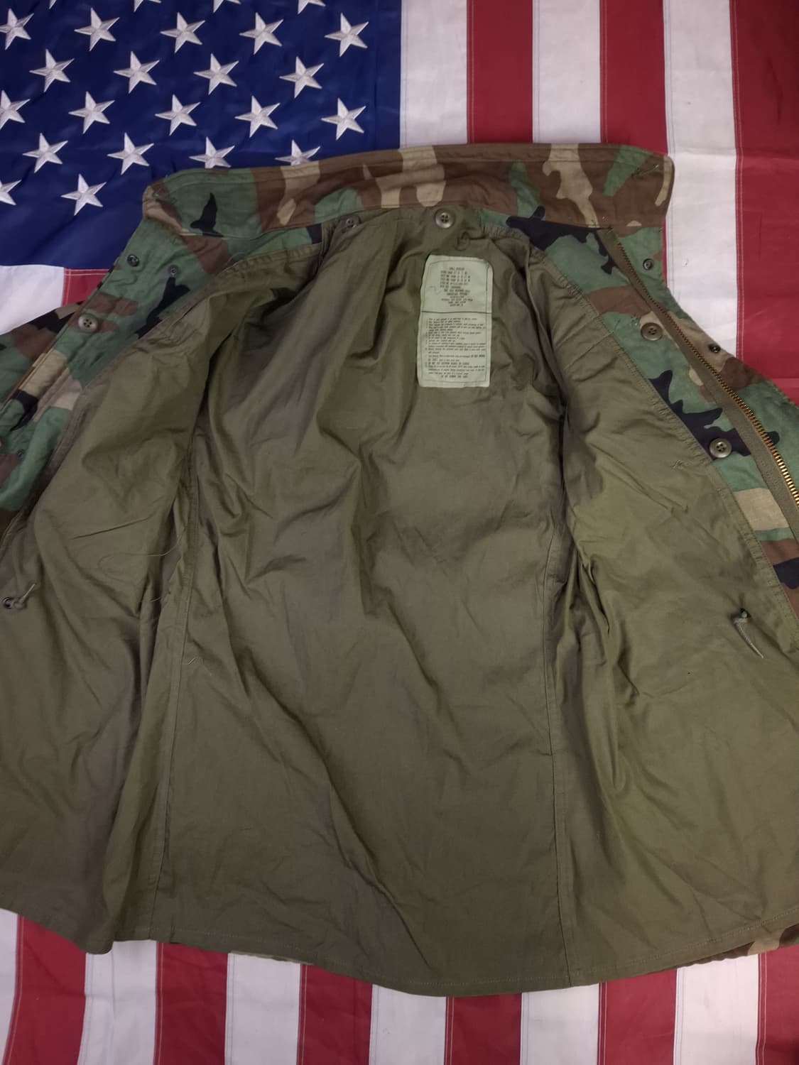 새제품 오리지날 미군 85's 우드랜드 M-65 필드야상 상품이미지6