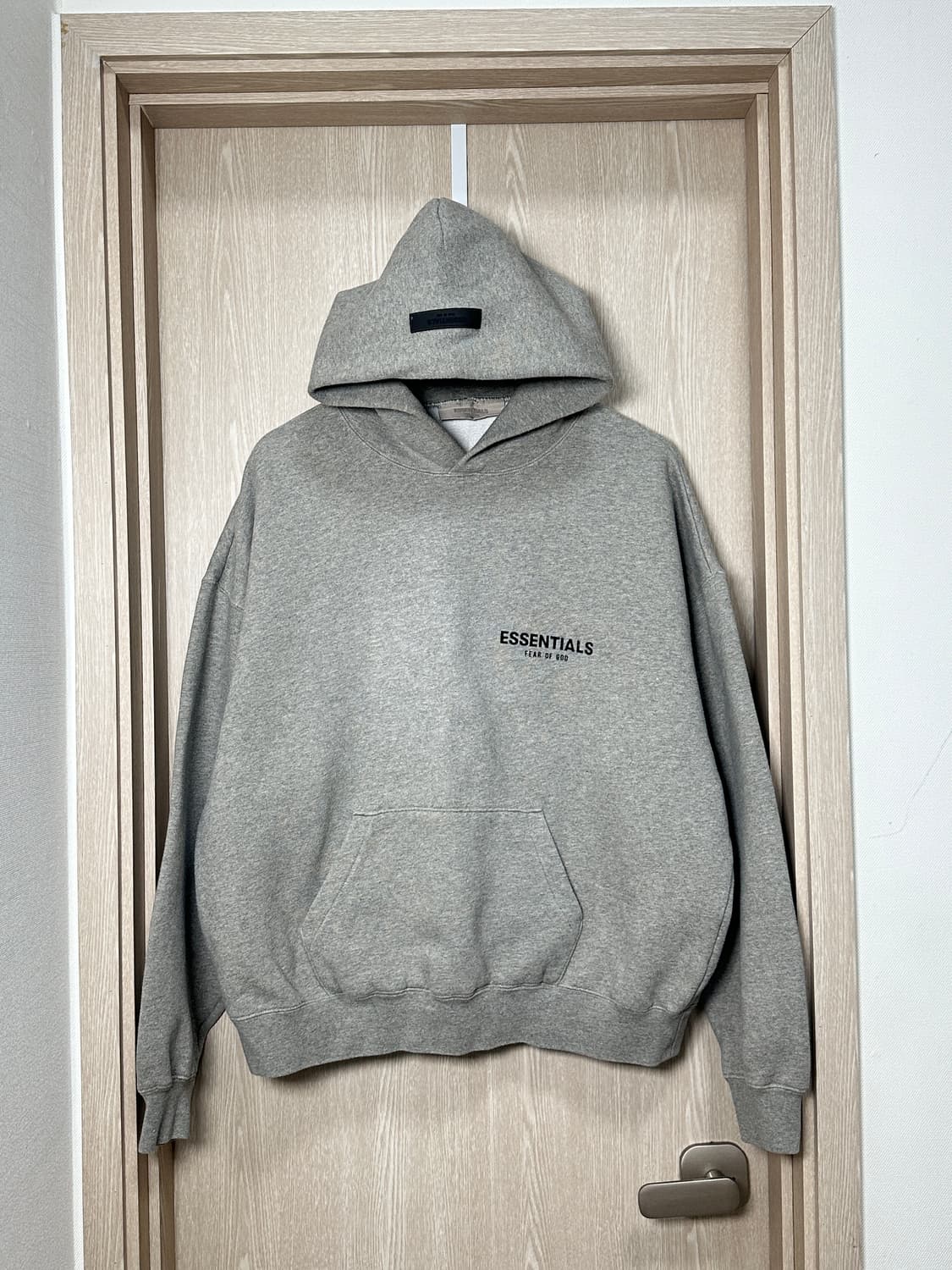 22SS 피어오브갓 에센셜 기모 후드 M/105 다크오트밀 상품이미지2
