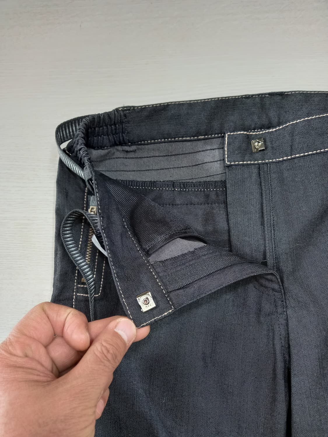 26 새상품 Lecaf 봄여름용 스판 등산바지 블랙 26-607 상품이미지5