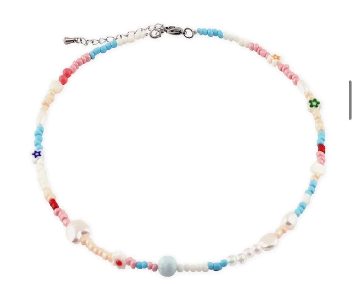 퍼피스딜라이트 퍼피즈 비즈 네클리스 목걸이 핑크 상품이미지3