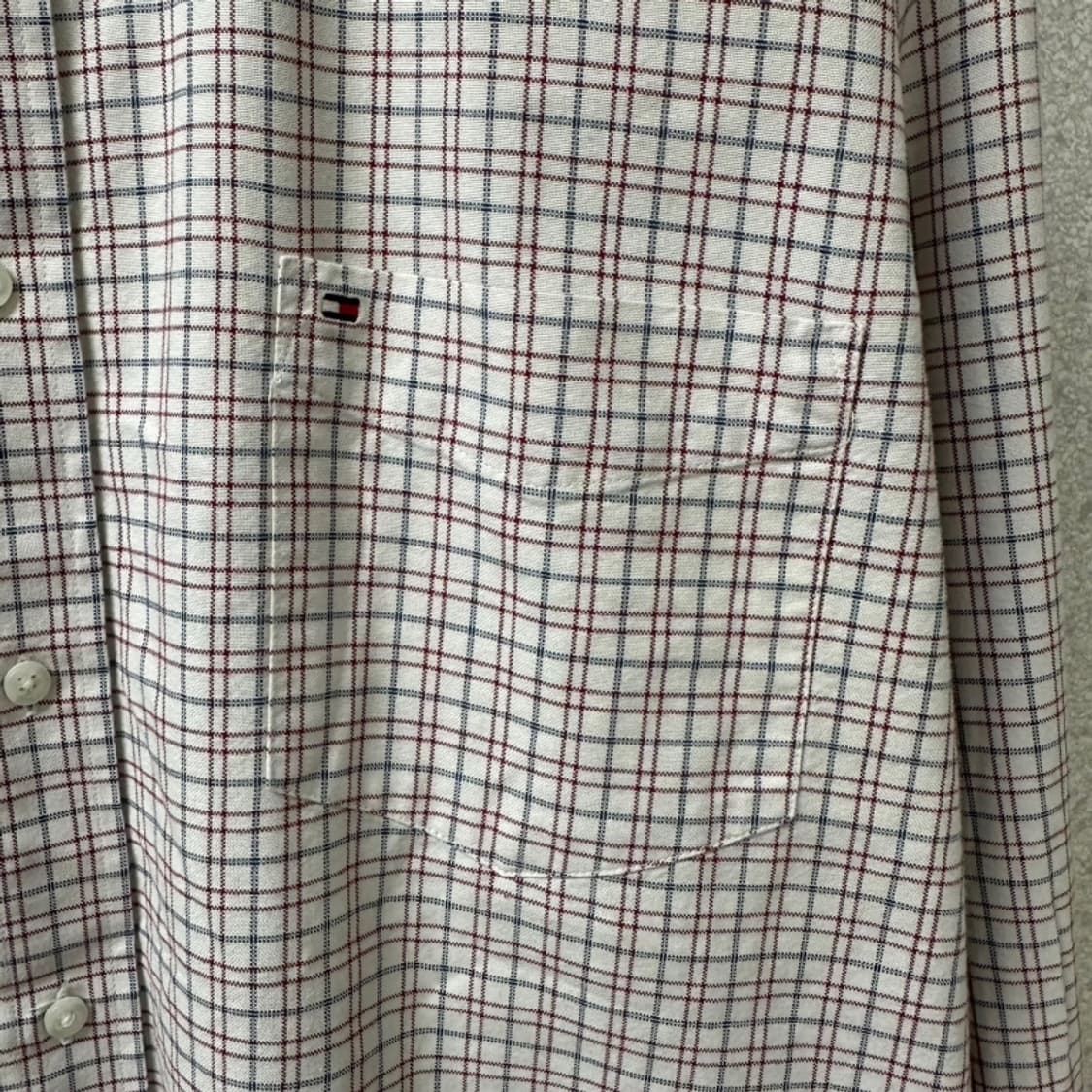 (2XL)타미체크셔츠-Y403 상품이미지5