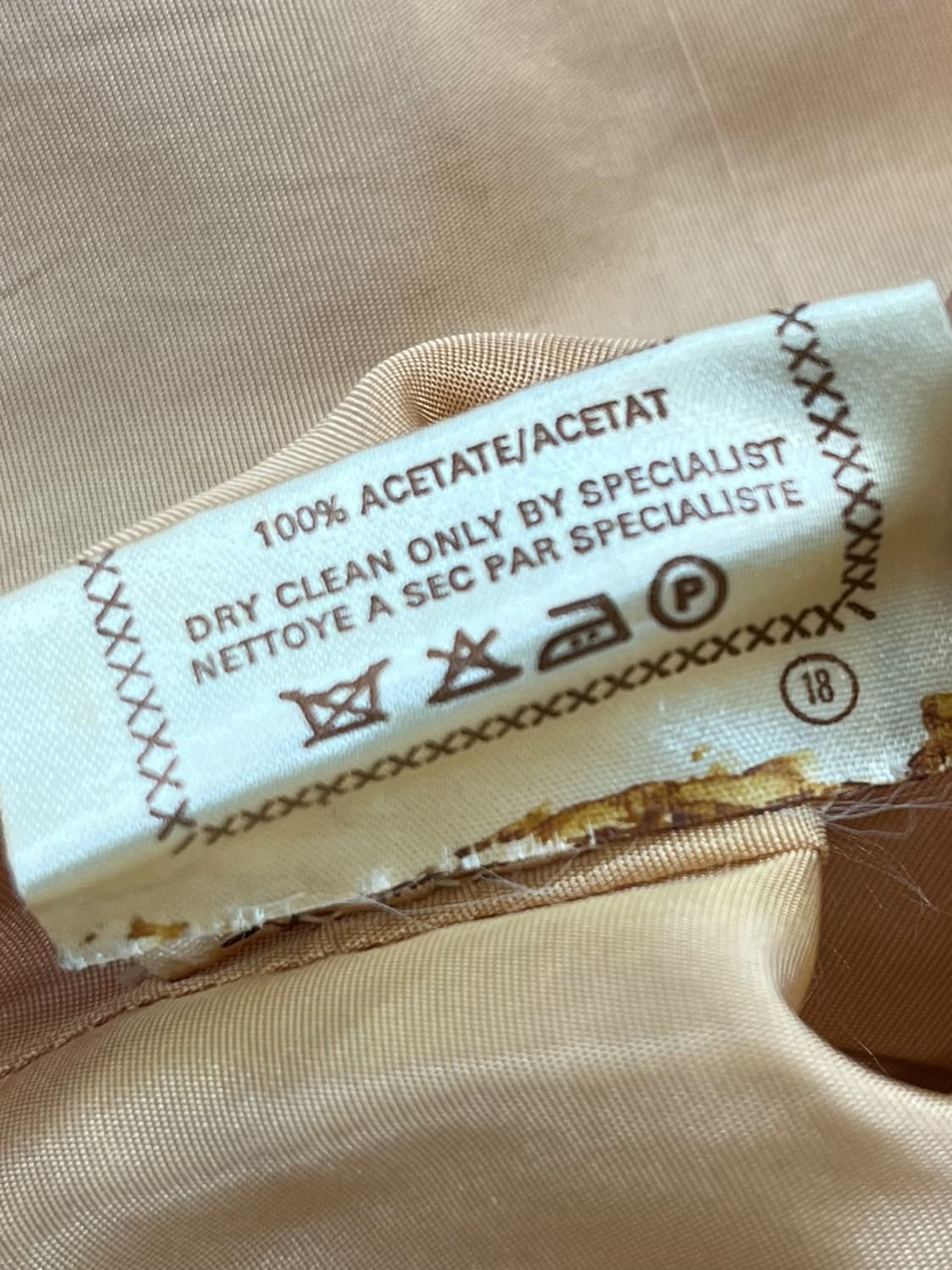 버버리 90's 카멜 헤어 울 코트 상품이미지7