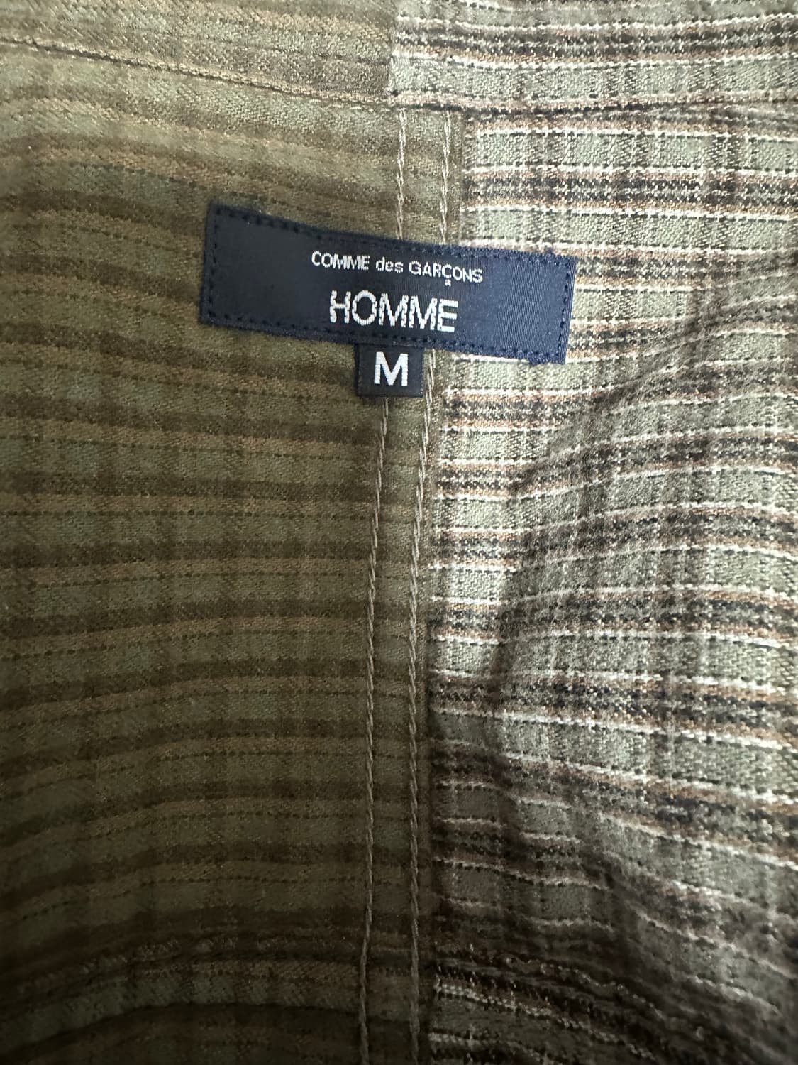 새상품) 꼼데가르송 옴므 셔츠 M 사이즈 상품이미지5