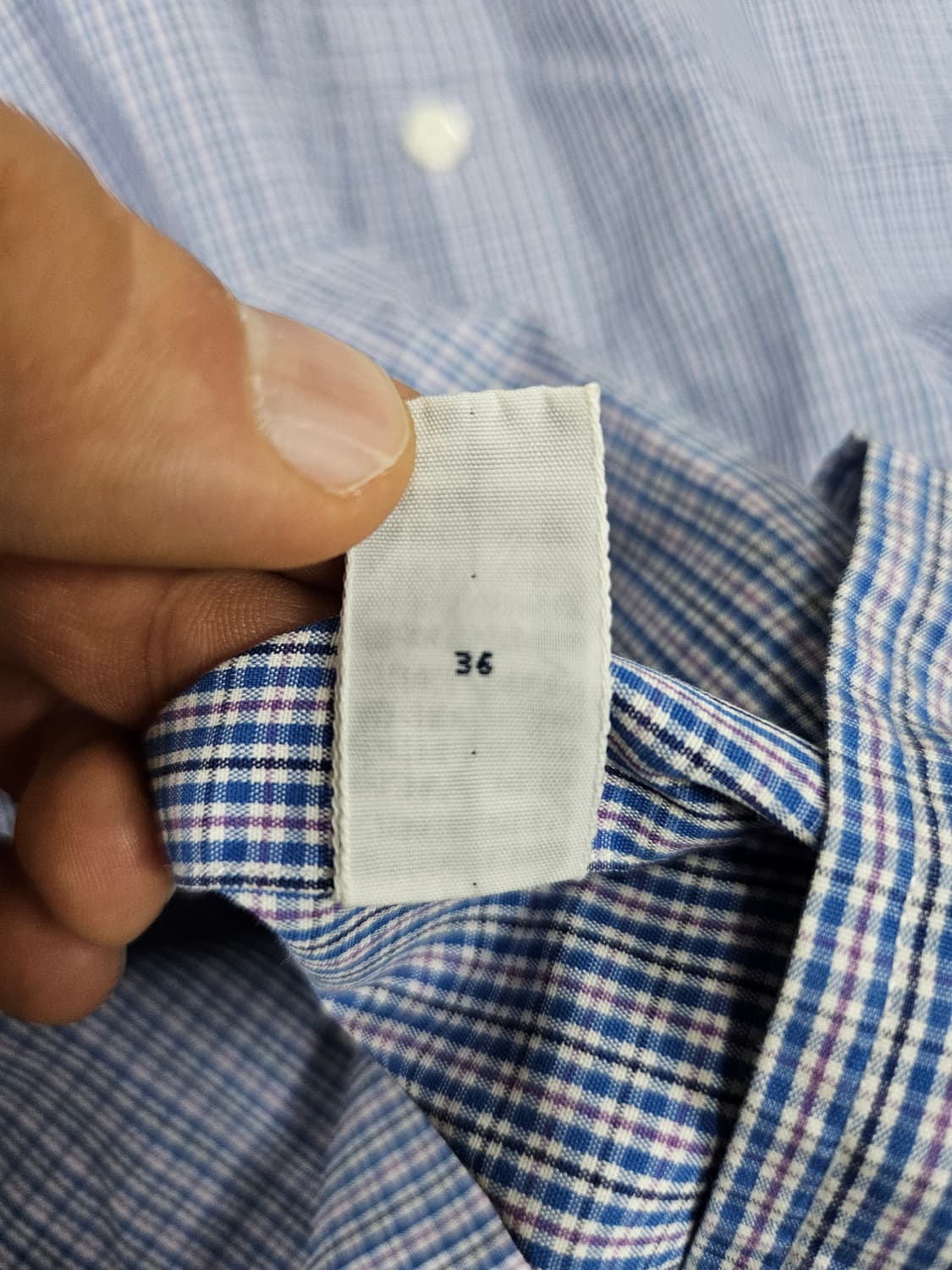 폴로 랄프로렌 커스텀핏 체크셔츠 급처 상품이미지6