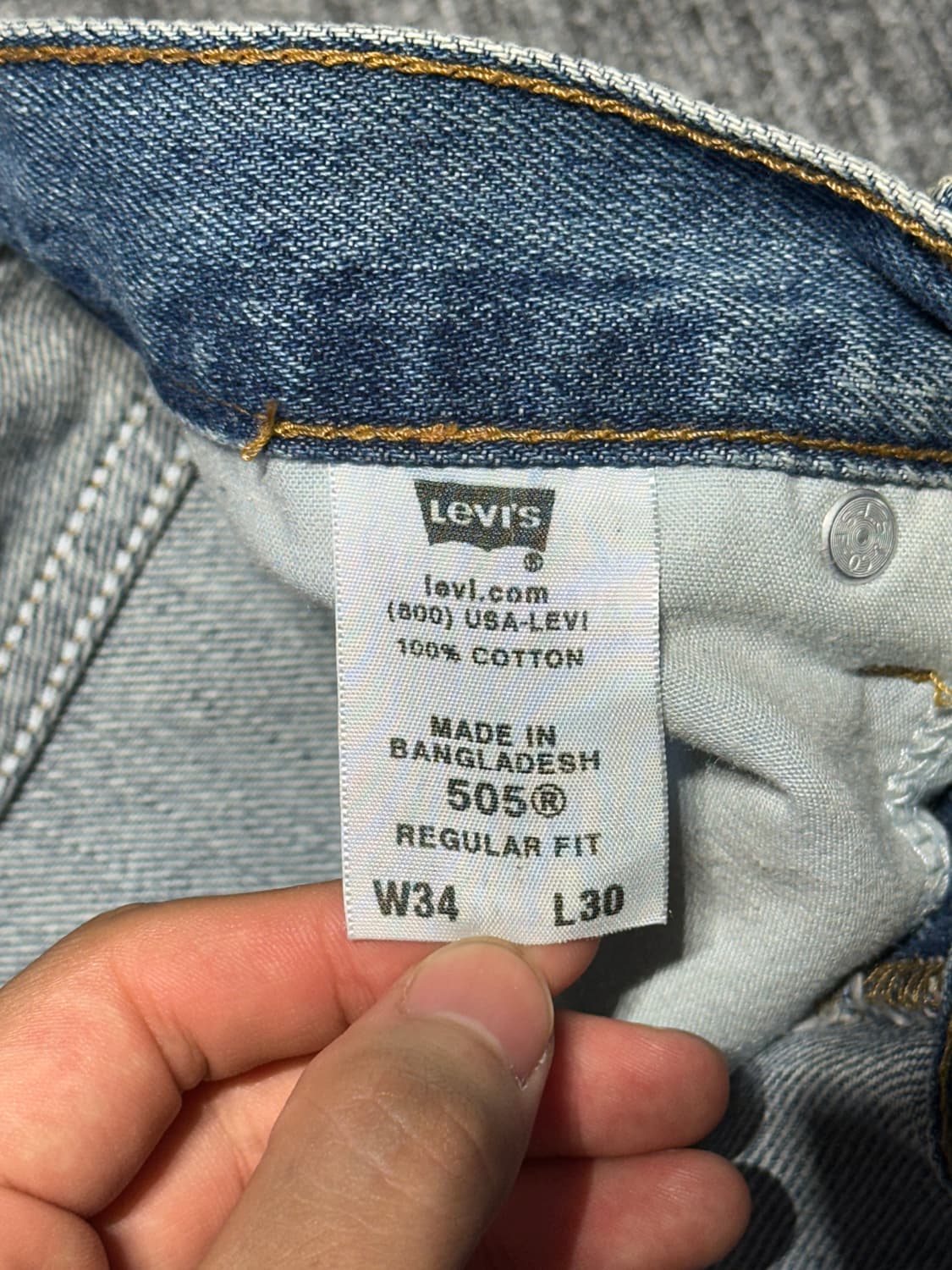 00s 리바이스 505 W34 L30 상품이미지4