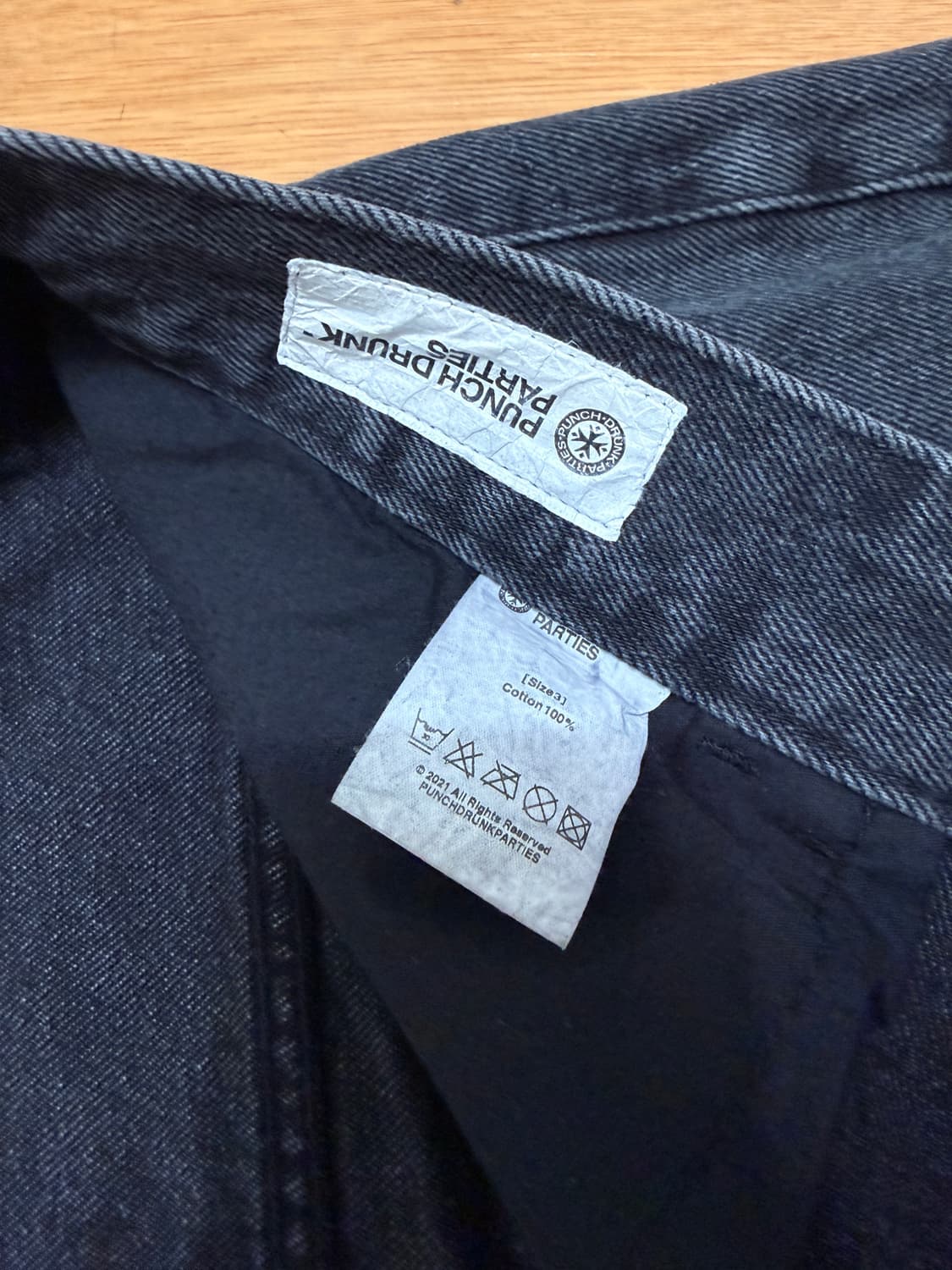 Punch drunk parties 데님팬츠 상품이미지4