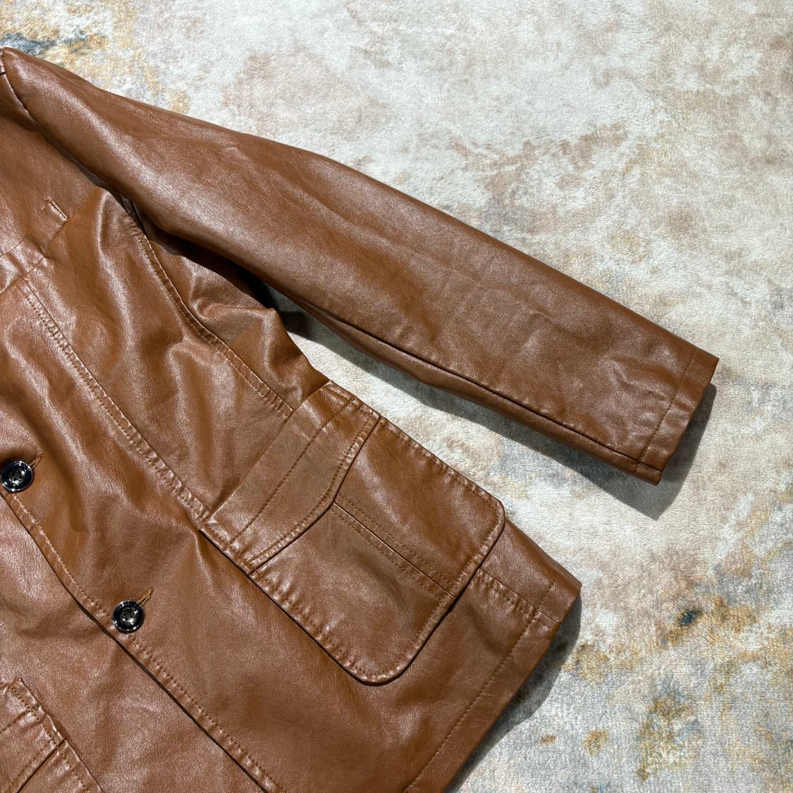 jpn 빈티지 가죽 자켓 상품이미지3