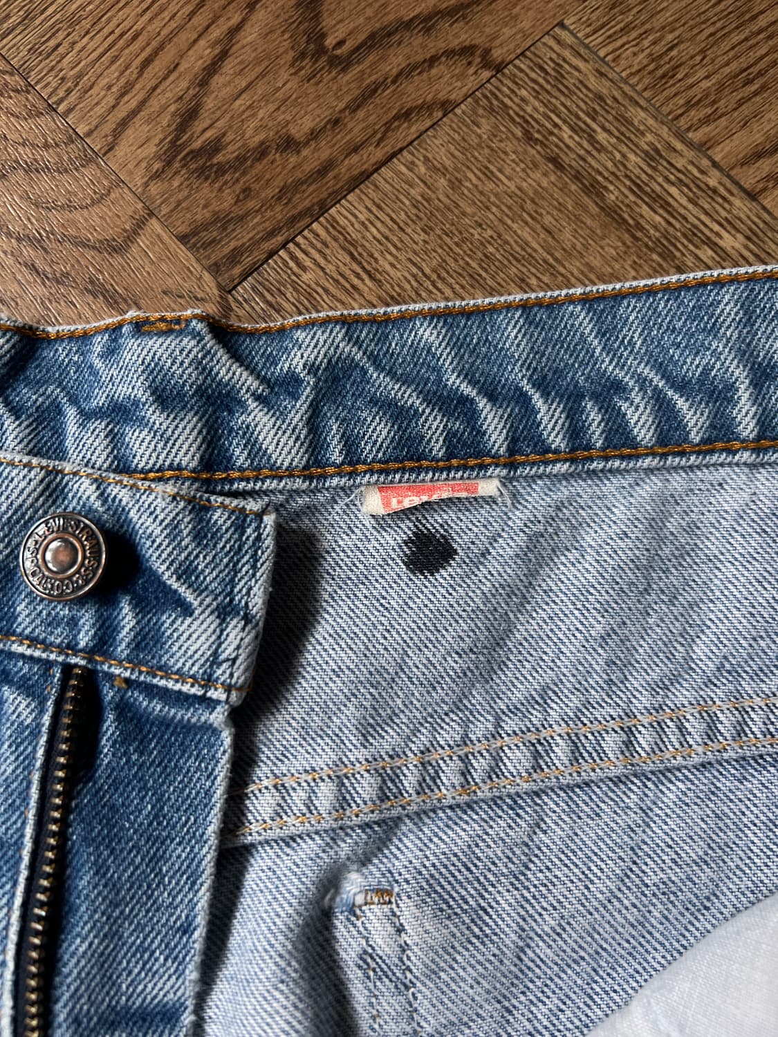 [36]90's 리바이스 Made in USA 517 오렌지탭 데님팬츠 상품이미지3