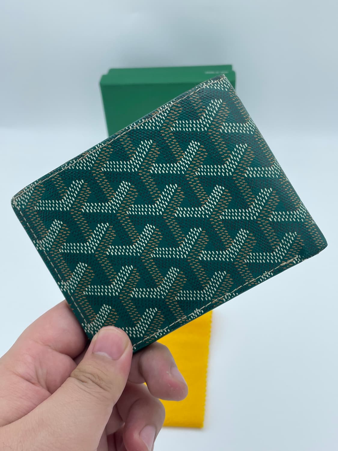 [ 정품 / 풀구성 ] 고야드 빅투와르 반지갑 스페셜 컬러 그린  상품이미지2