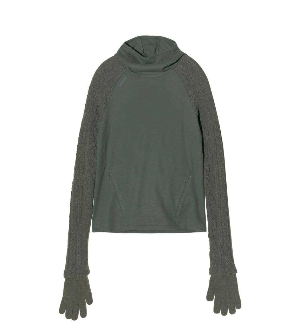 [2] 혜인서 테크울 후디 카키  상품이미지1