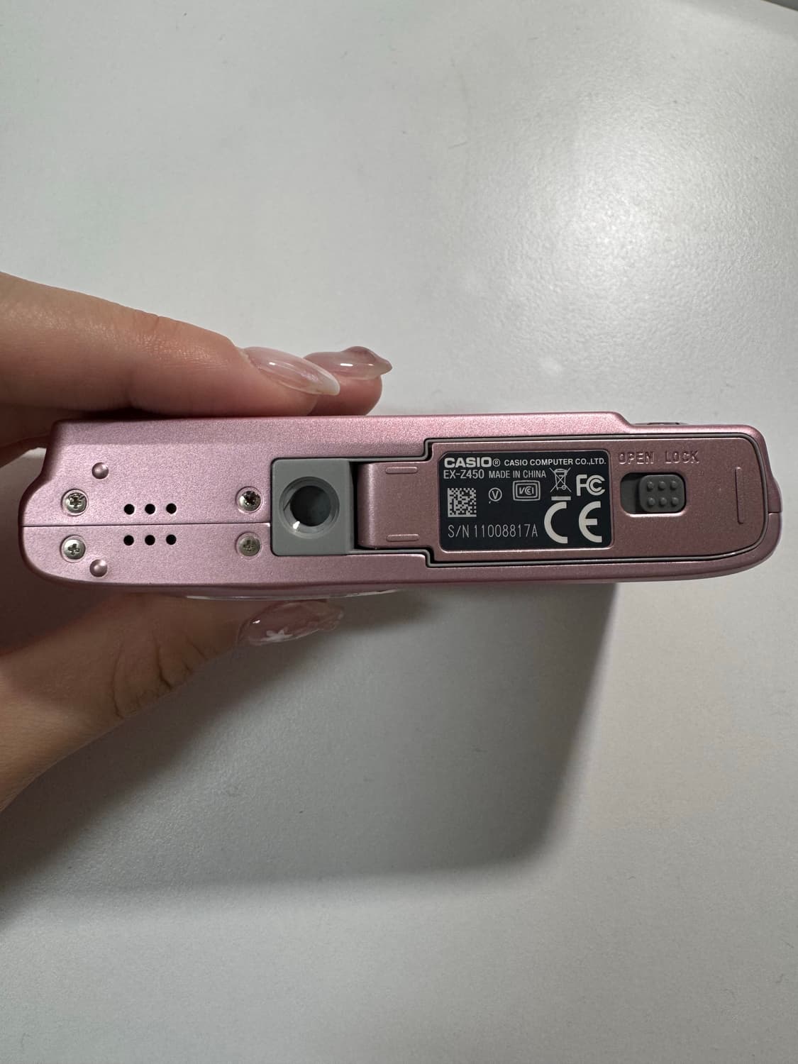 카시오 엑슬림 Z-450 핑크 (미품) 상품이미지6