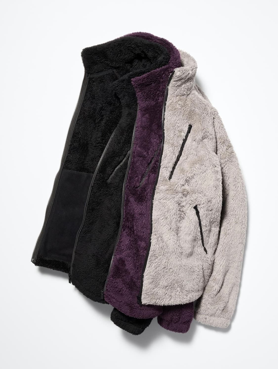 유니클로 니들스 콜라보 후리스 풀집 재킷 플리스 (블랙/M) 상품이미지2