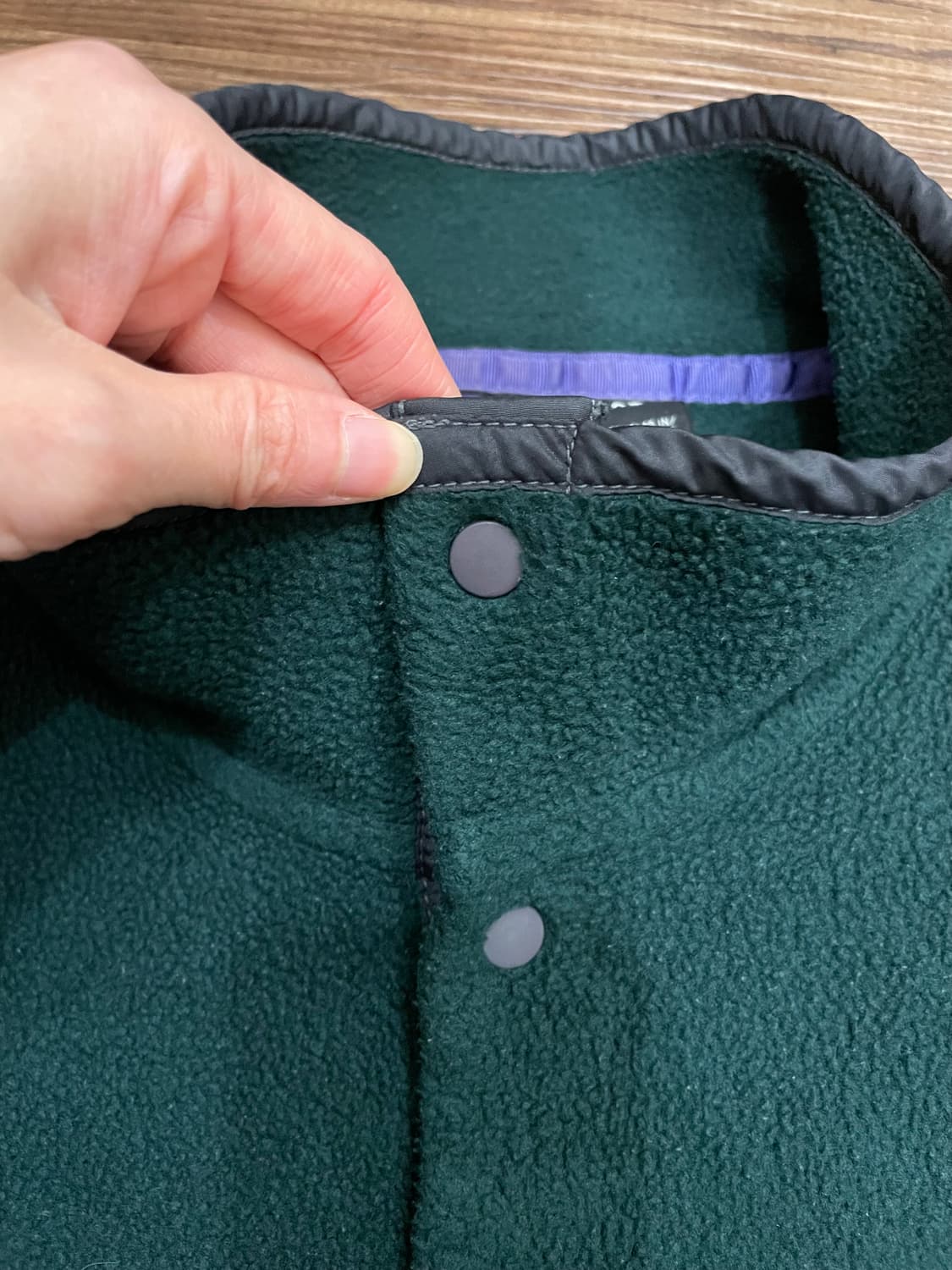 90s 파타고니아 신칠라 후리스 풀오버 그린 상품이미지6