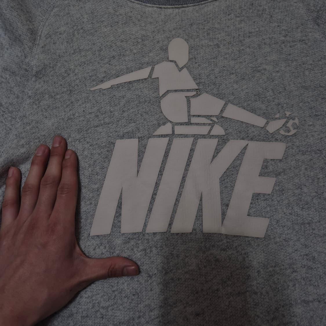 나이키 빅로고 배색 시보리 맨투맨 M(95) 상품이미지6