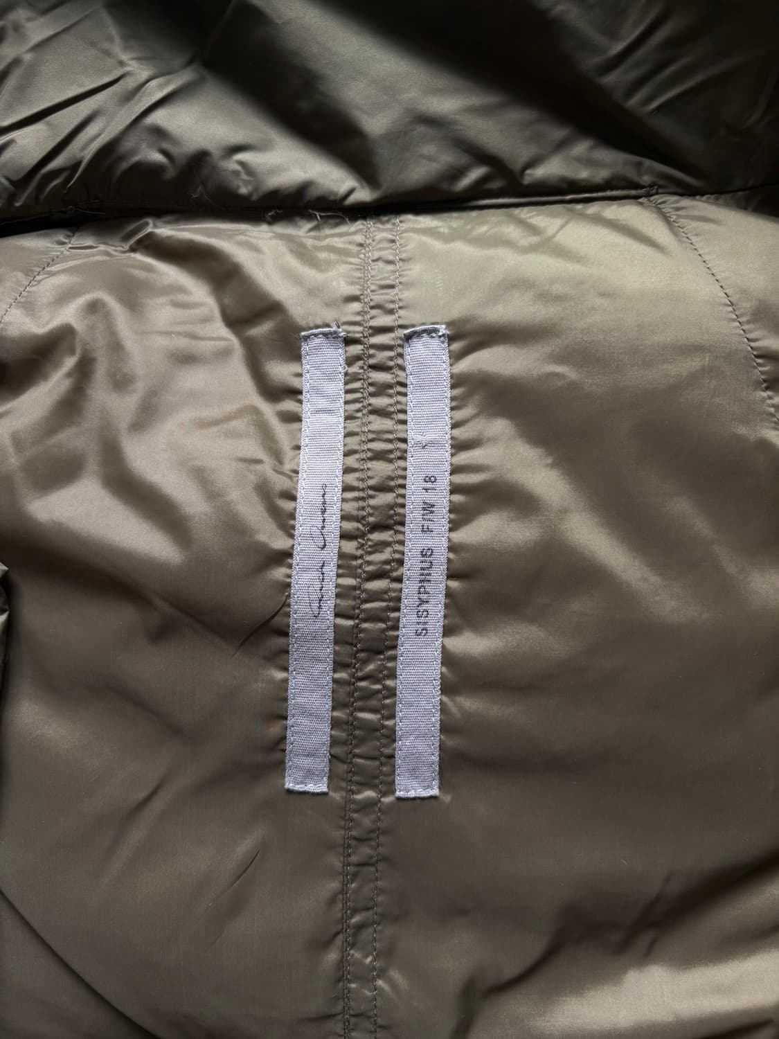 릭오웬스 18fw 페넬넥 패딩  상품이미지5