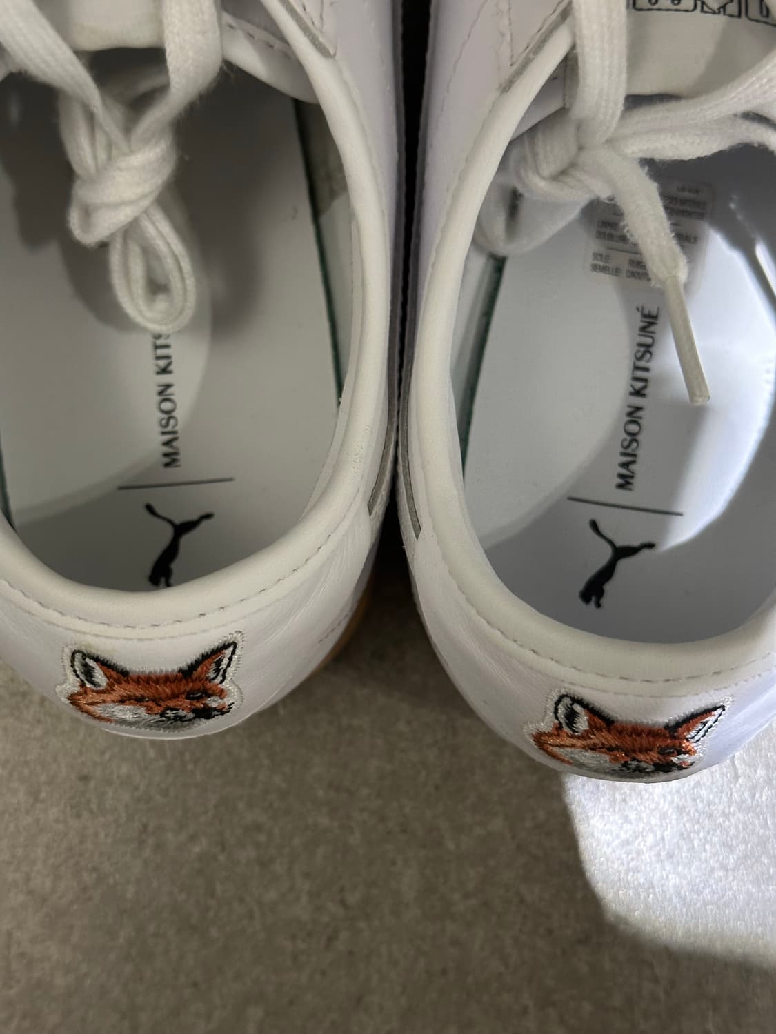  메종키츠네 X 푸마 로마 스니커즈 290 상품이미지6