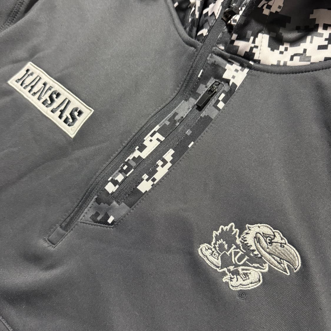 Military Digital Camo Quarter-Zip Hoodie 상품이미지4