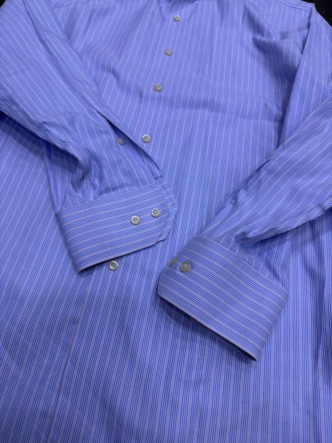 브룩스브라더스 리젠트핏 블루 스트라이프 셔츠 15 1/2 상품이미지8