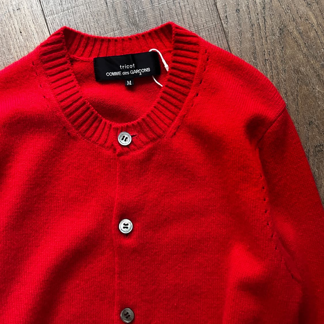 Red Flare Punching Cardigan 상품이미지4