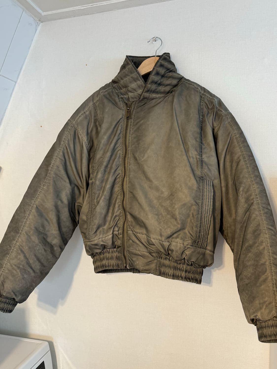 Asymmetrical Zip Bomber Jacket  상품이미지1