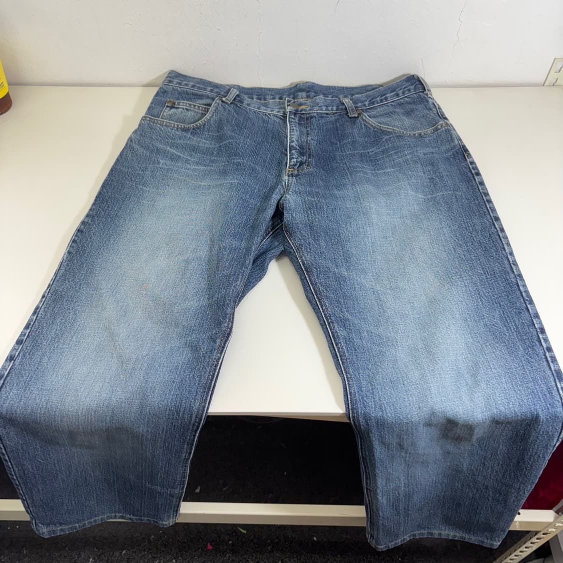 XL 리 LEE 중청워시드 레귤러핏 청바지 상품이미지4