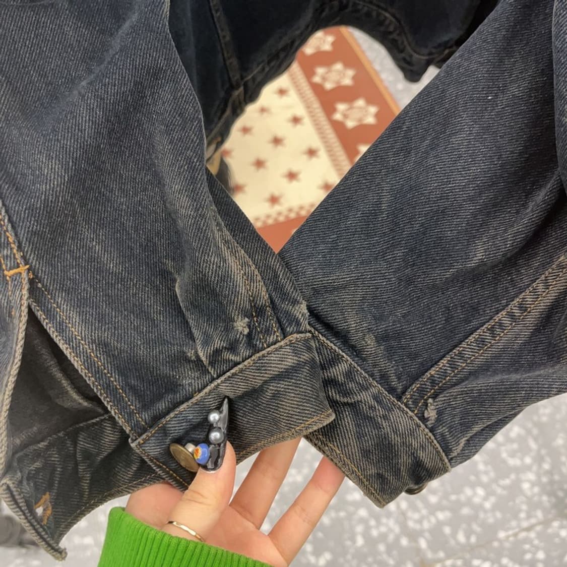 마리테 프랑소와 저버 유니크 절개라인 빈티지 데님자켓 105 C08696 상품이미지8