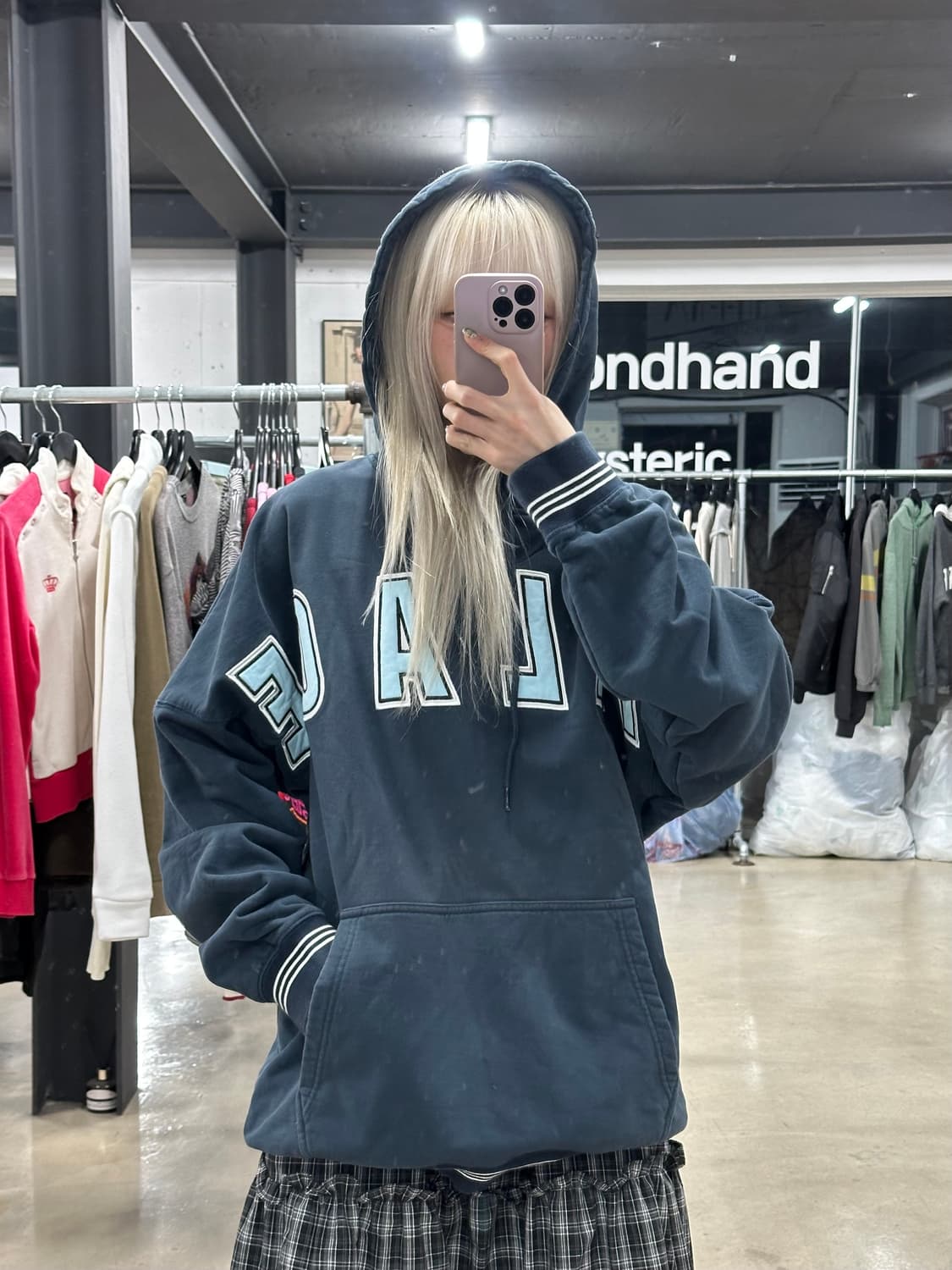 팔라스 아크 로고 후드티 상품이미지2