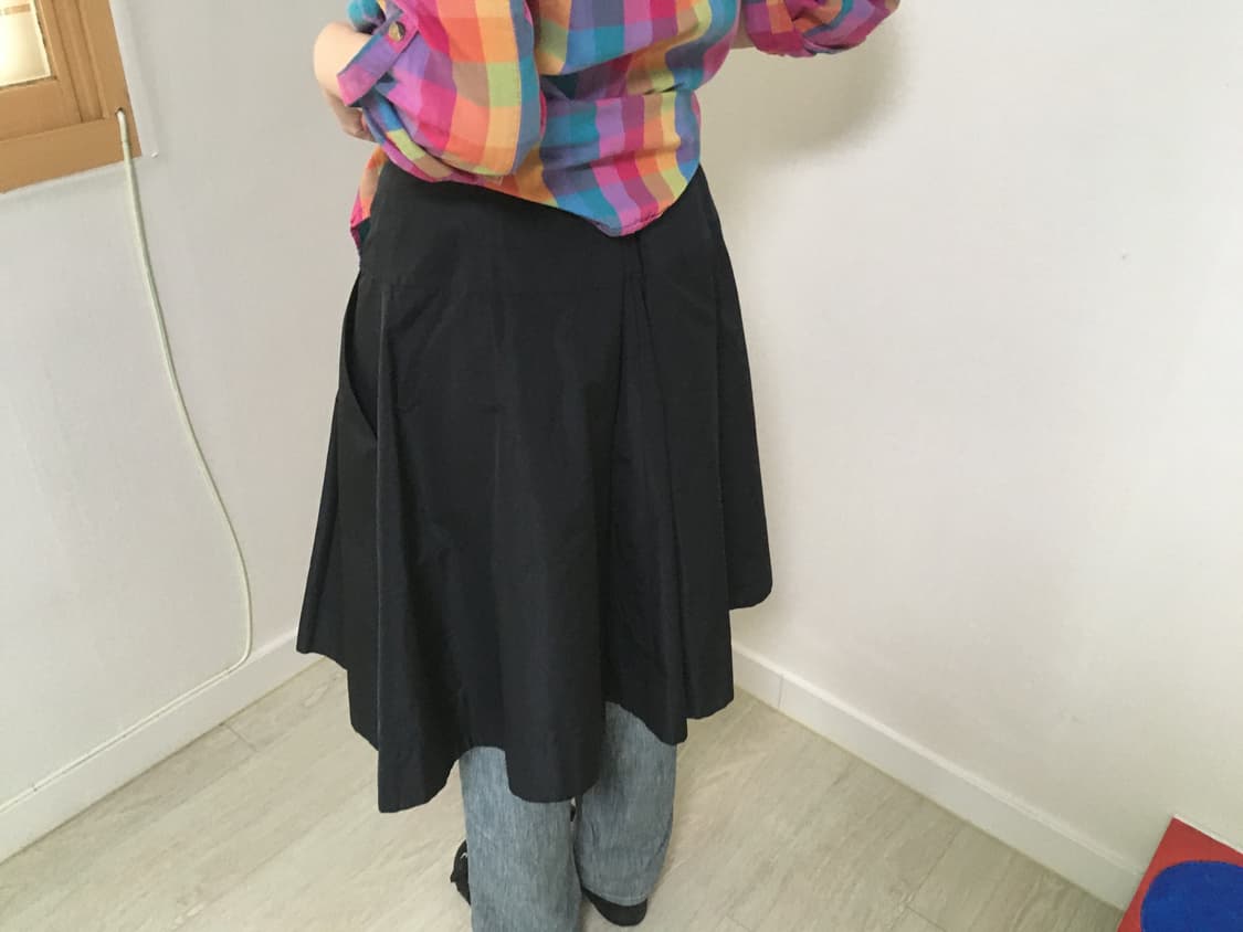 vintage black skirts 상품이미지2