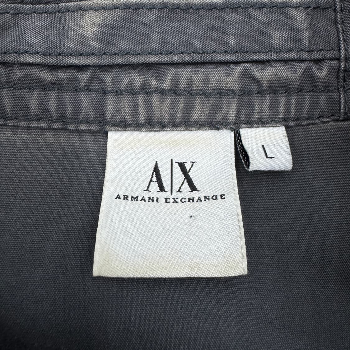 아르마니 익스체인지 페이딩 코튼 바이커 자켓 상품이미지6