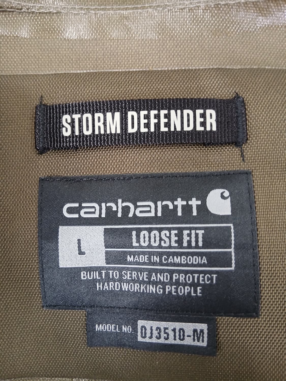 칼하트 바람막이 L 상품이미지3