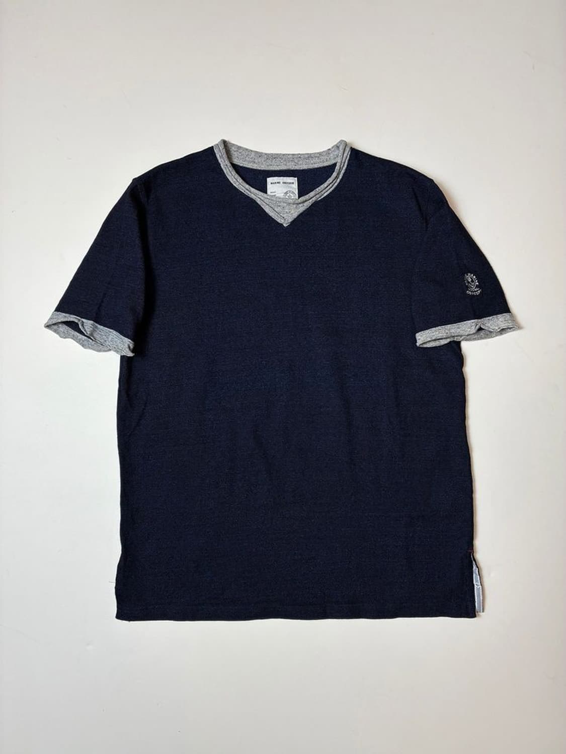 마린유니폼 MARINEUNIFORM 00's 재팬배색반팔티셔츠PN9188 상품이미지1