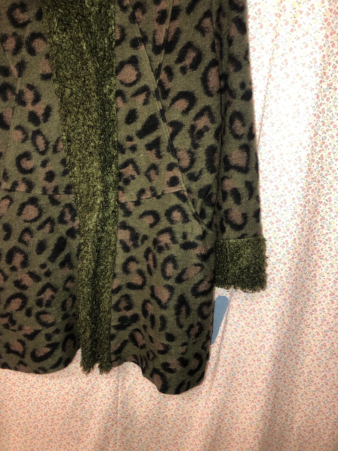 Leopard hood coat 상품이미지3