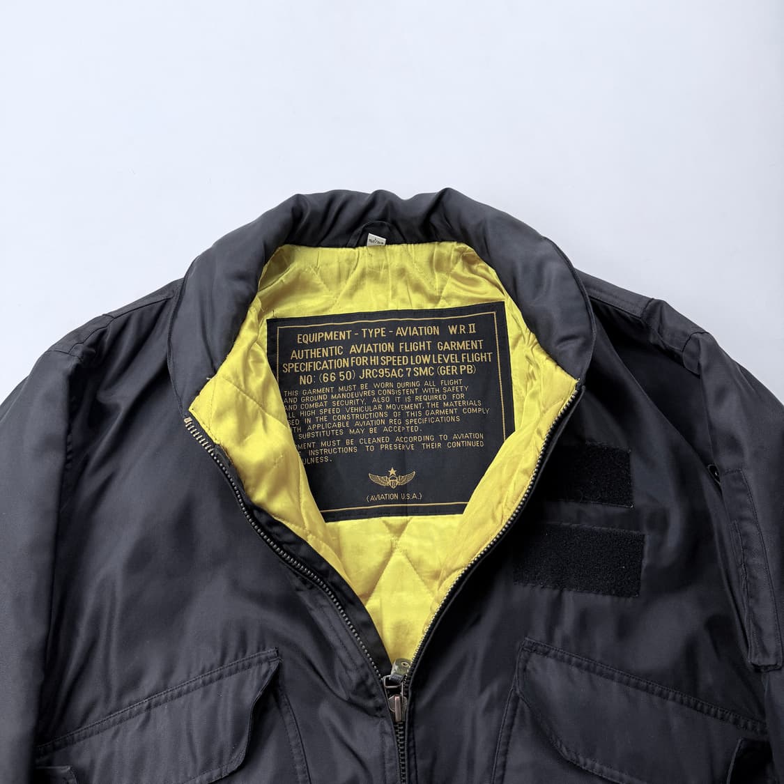US ARMY 오리지널 미군 에비에이션 항공점퍼 TP-909 상품이미지3