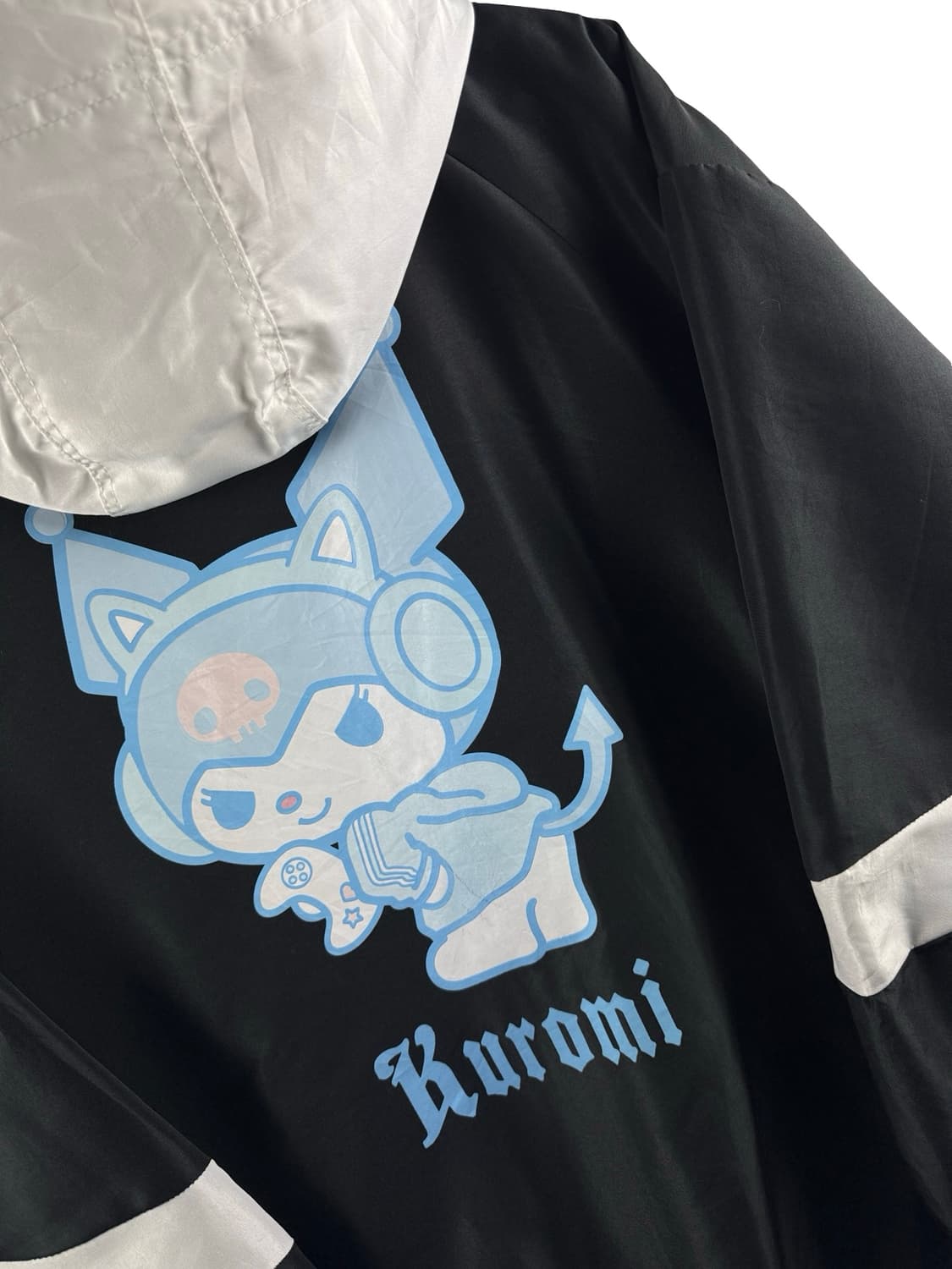 쿠로미 백프린팅 후드 바람막이 자켓2713 상품이미지5