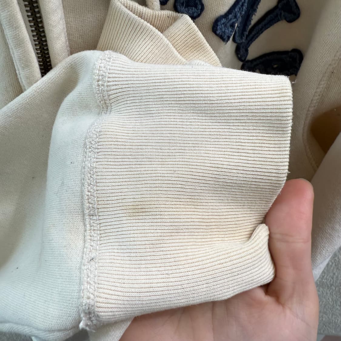 [M] 후아유 아이보리 후드집업 상품이미지7