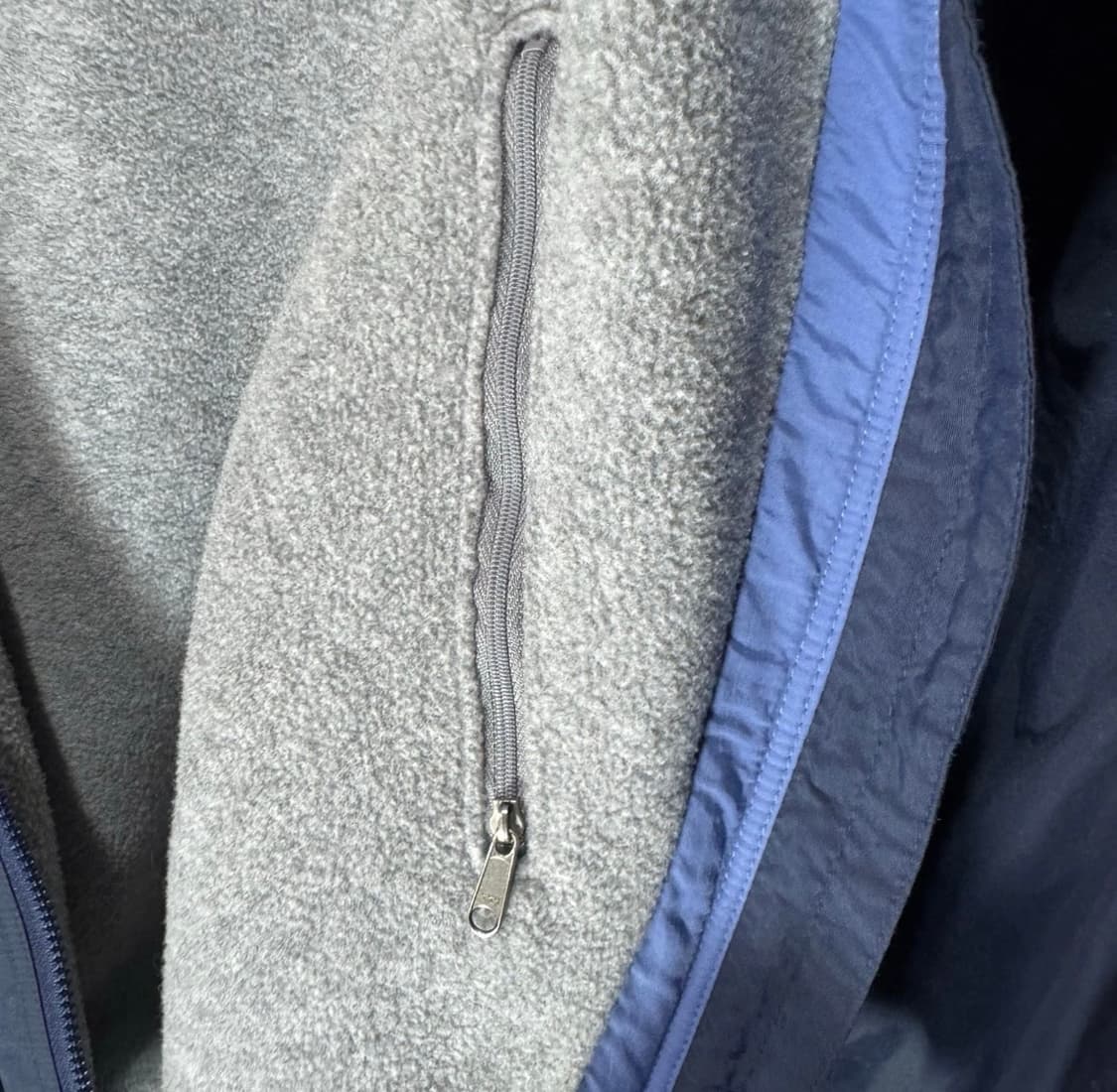 파타고니아 쉘드 신칠라 봄버 자켓 네이비/그레이 USA 빈티지 (L)  상품이미지6