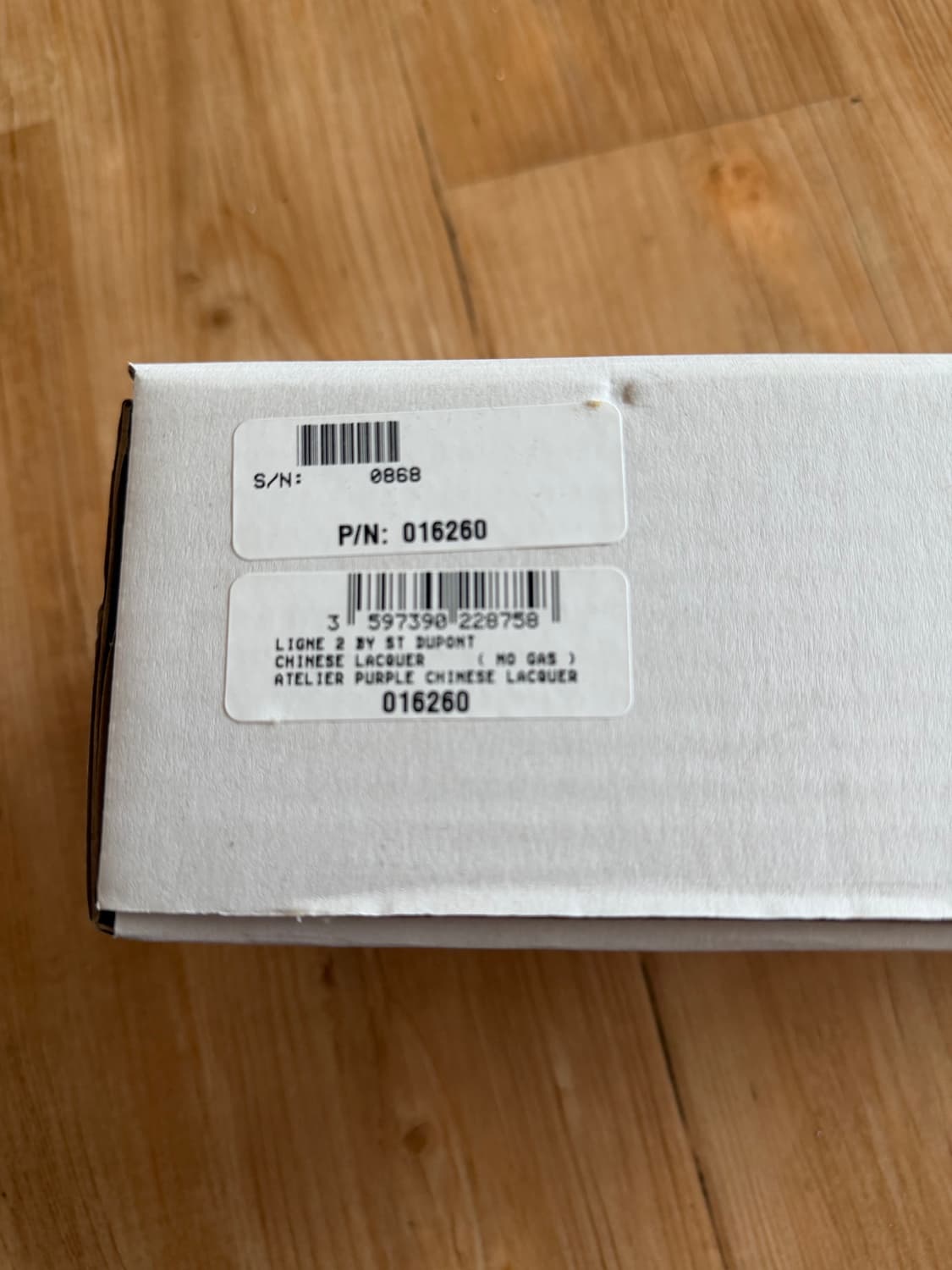 S.T. Dupont 라이터 퍼플 듀퐁 라인2 아뜰리에 016260 상품이미지8