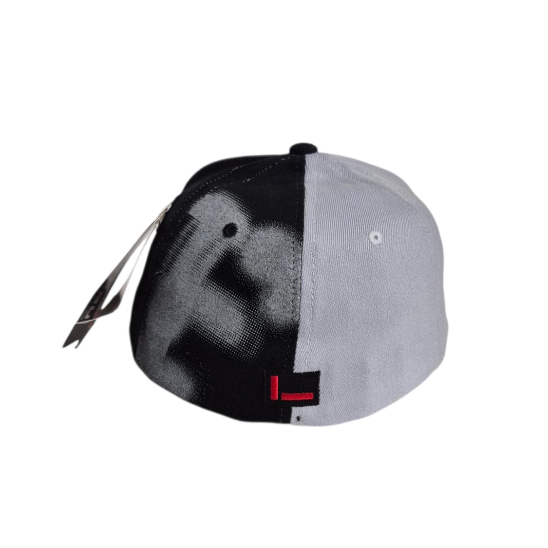 FUBU) 00s 푸부 빅 로고 스플릿 2톤 캡 검/회 상품이미지6