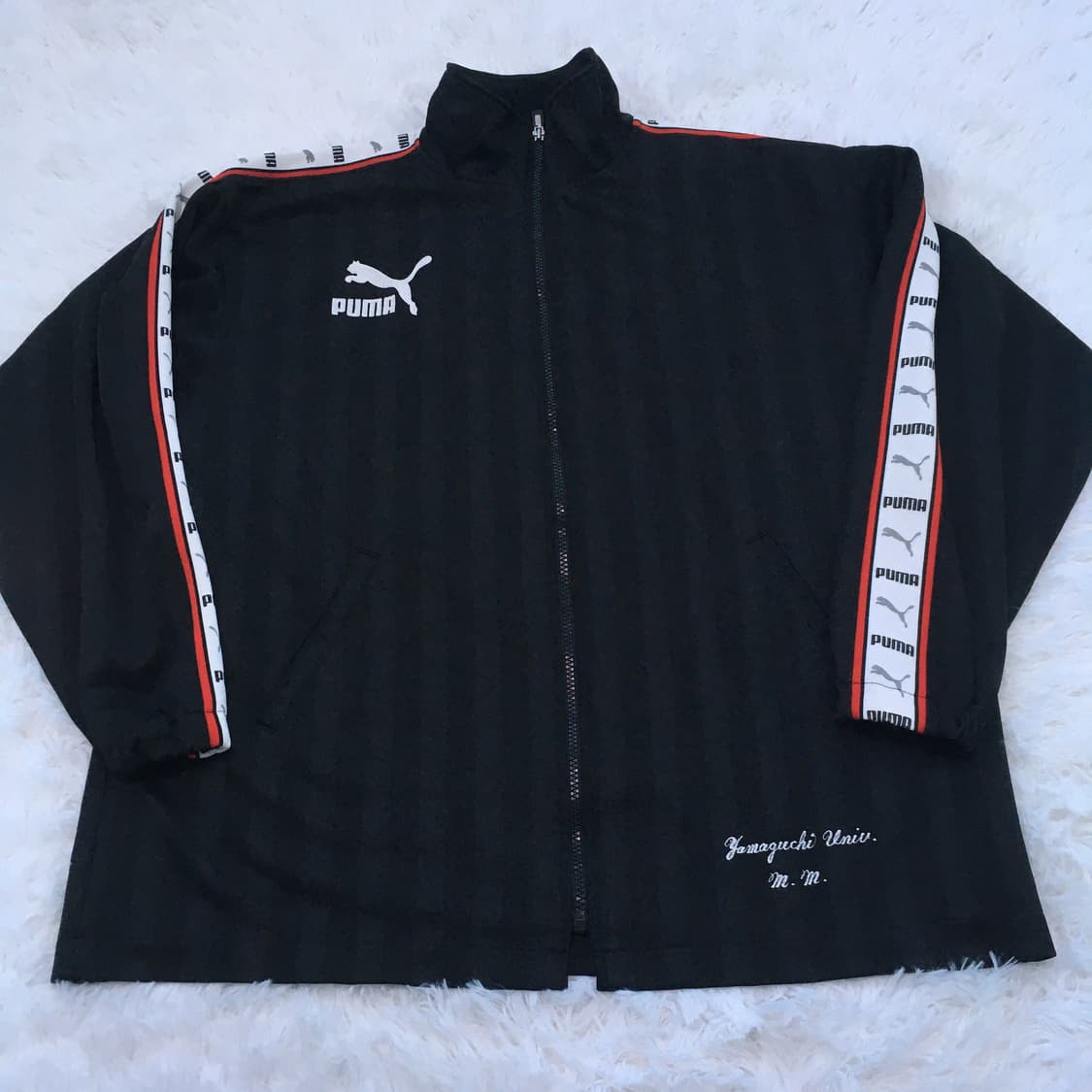 빈티지 퓨마 백 빅 로고 프린팅 저지 769 y2k 스트릿 갸루 펑키 일 상품이미지2